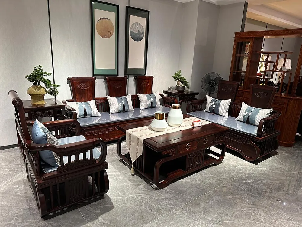 Ano ang mga pamamaraan ng pagpapanatili ng solidong kahoy na sofa ng bagong istilo ng Tsino?
