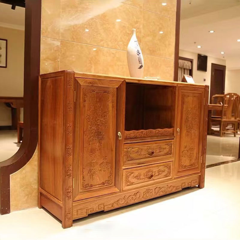 Chinese Classical Carved Dining Cabinets