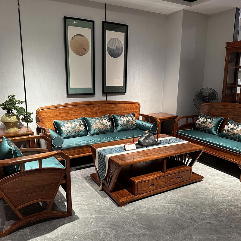 Chinese Style Solid Wood Sofa
