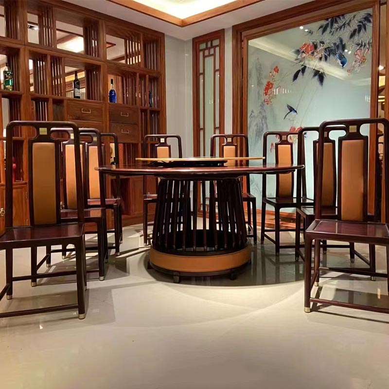 Bagong Chinese Style Rosewood Round Dining Table