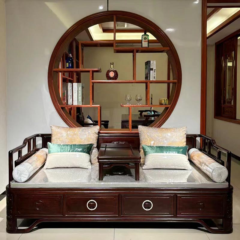 Bagong Chinese Style Solid Wood Bed